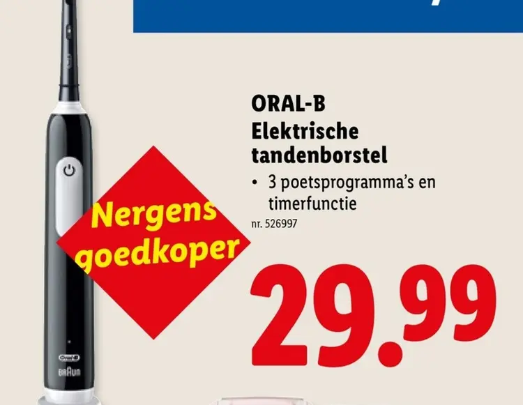 Promotie: Elektrische tandenborstel