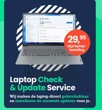 Aanbieding: Laptop Check & Update Service
