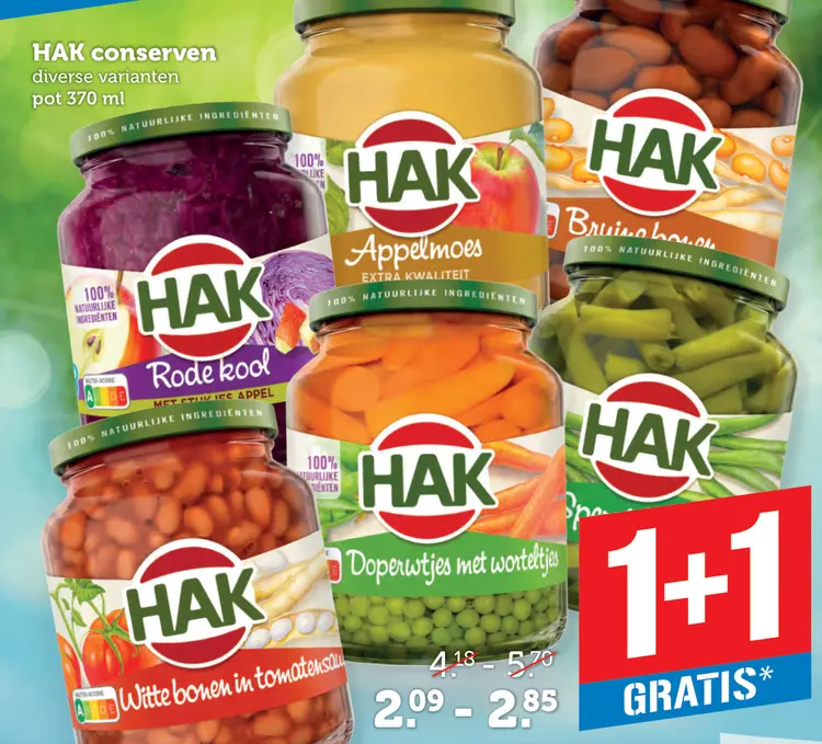 Aanbieding: HAK conserven