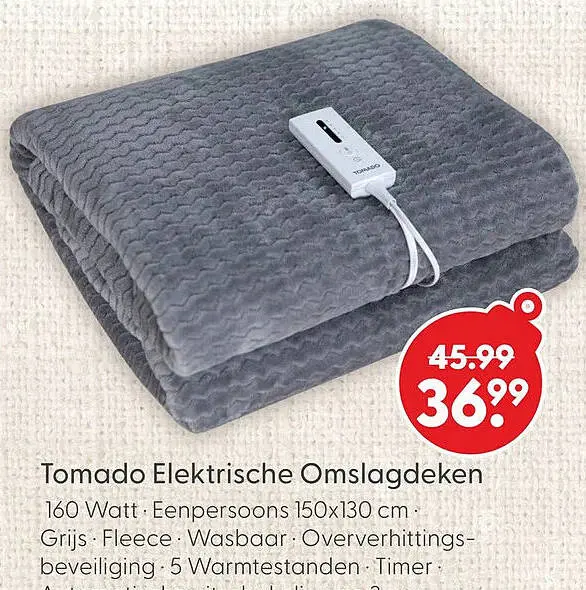 Aanbieding: Elektrische Omslagdeken