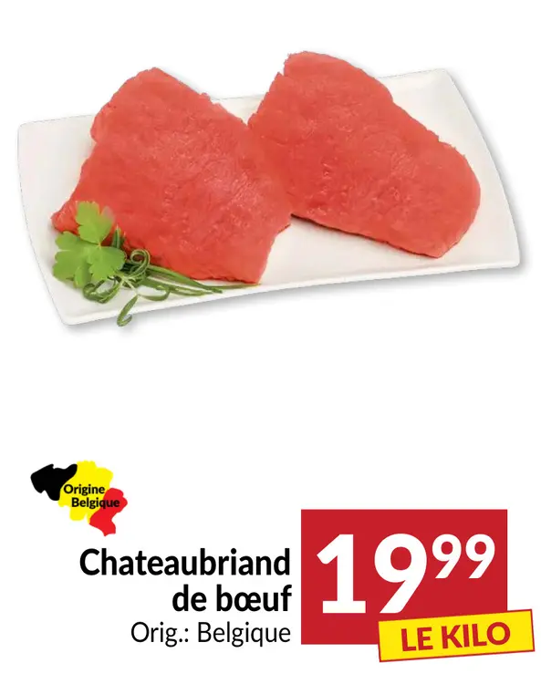 Offre: Chateaubriand de bœuf