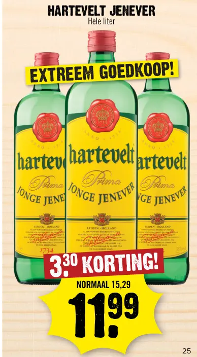 Aanbieding: Hartevelt jenever