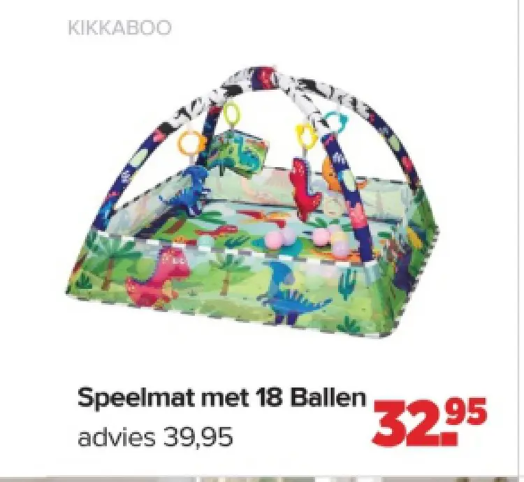 Promotie: Speelmat met 18 Ballen