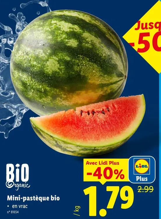 Offre: Mini-pastèque bio