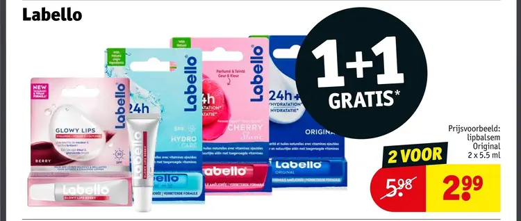 Aanbieding: Labello lipbalsem Original