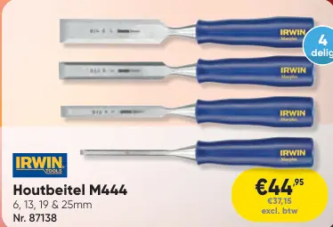 Promotie: Houtbeitel M444