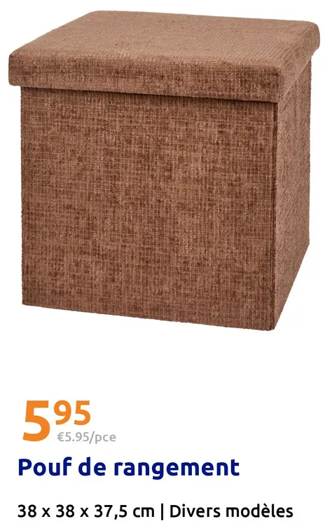 Offre: Pouf de rangement