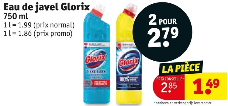 Offre: Eau de javel