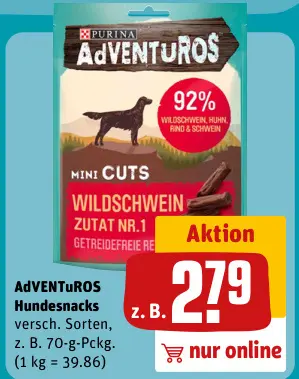 Aanbieding: ADVENTUROS Hundesnacks