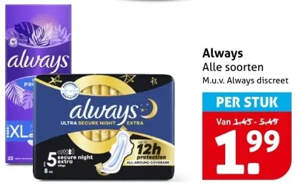 Aanbieding: Always