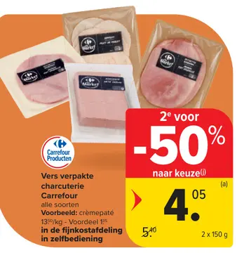 Aanbieding: Vers verpakte charcuterie