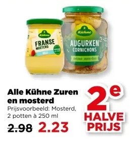Alle Kühne Zuren en mosterd