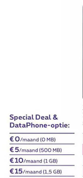 Aanbieding: DataPhone-optie