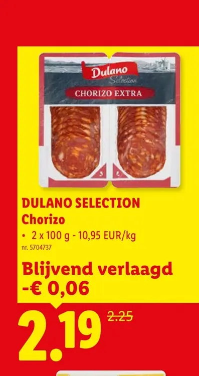 Promotie: Chorizo