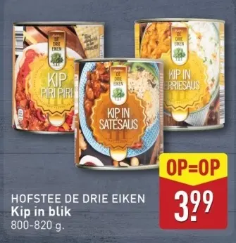 Aanbieding: Kip in blik
