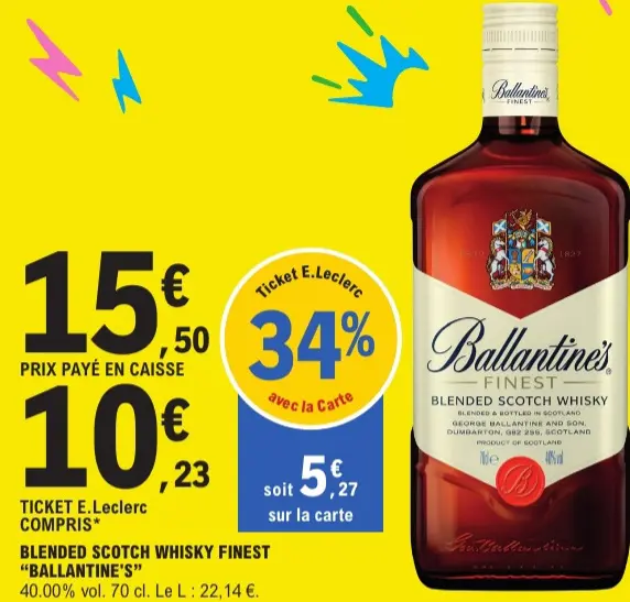 Offre: Blended Scotch Whisky Finest