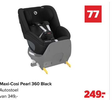 Aanbieding: Maxi-Cosi Pearl 360 Black