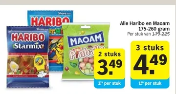 Aanbieding: Haribo en Maoam