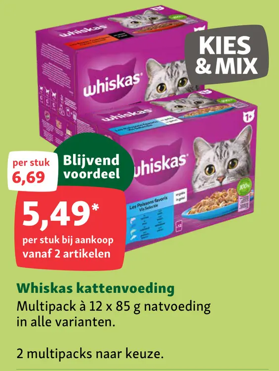 Aanbieding: kattenvoeding Multipack