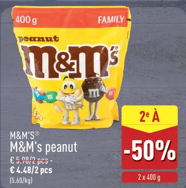 Offre: M&M's peanut