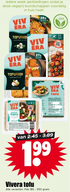 Aanbieding: Vivera tofu