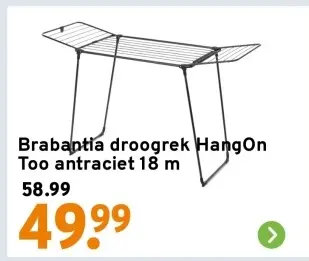 Aanbieding: droogrek HangOn Too antraciet