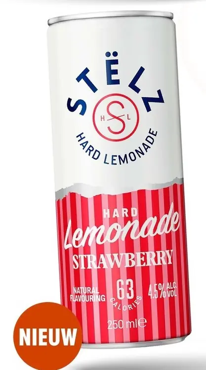 Aanbieding: STËLZ Hard Lemonade Strawberry