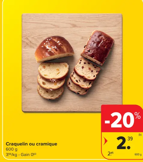 Offre: Craquelin ou cramique