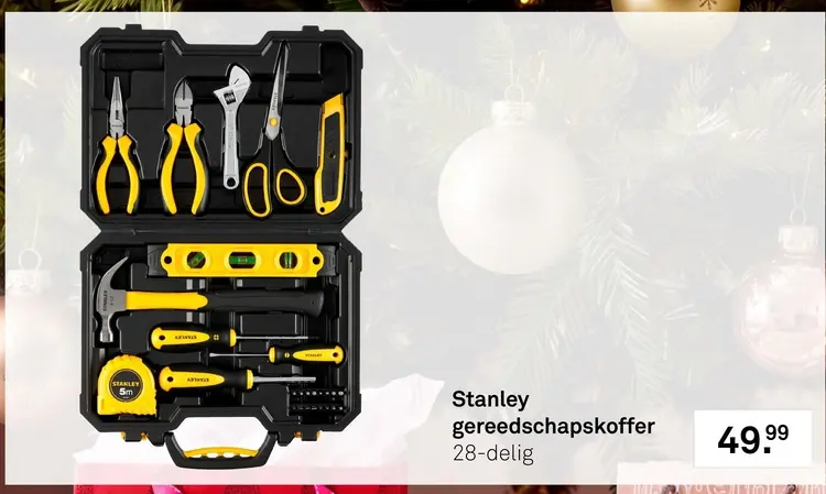 Aanbieding: Stanley gereedschapskoffer