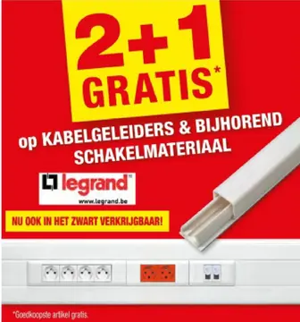 Aanbieding: KABELGELEIDERS & BIJHOREND SCHAKELMATERIAAL