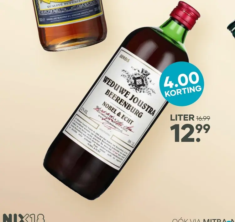 Aanbieding: Weduwe joustra beerenburg nobel & echt