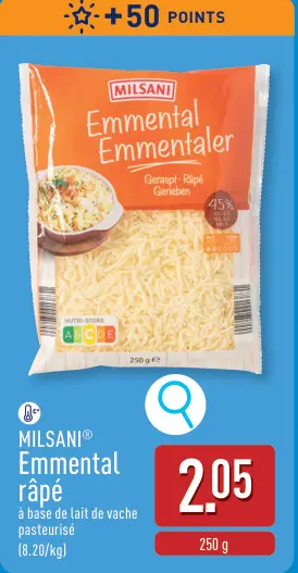Offre: Emmental râpé