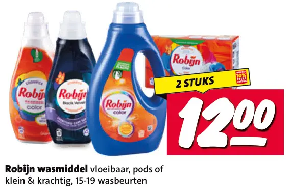 Aanbieding: Robijn wasmiddel