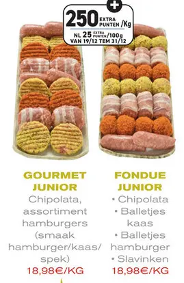 Promotie: Gourmet Junior & Fondue Junior