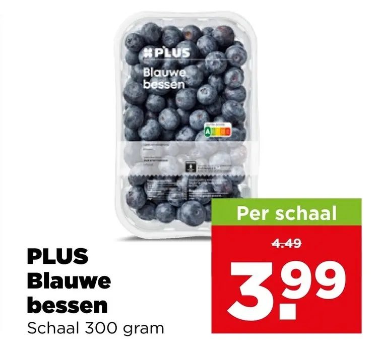 Aanbieding: PLUS Blauwe bessen