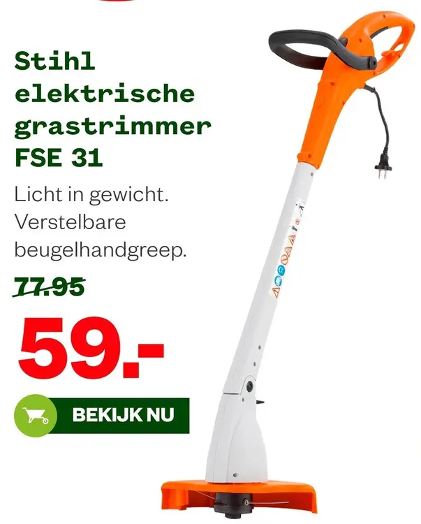 Aanbieding: Elektrische grastrimmer FSE 31