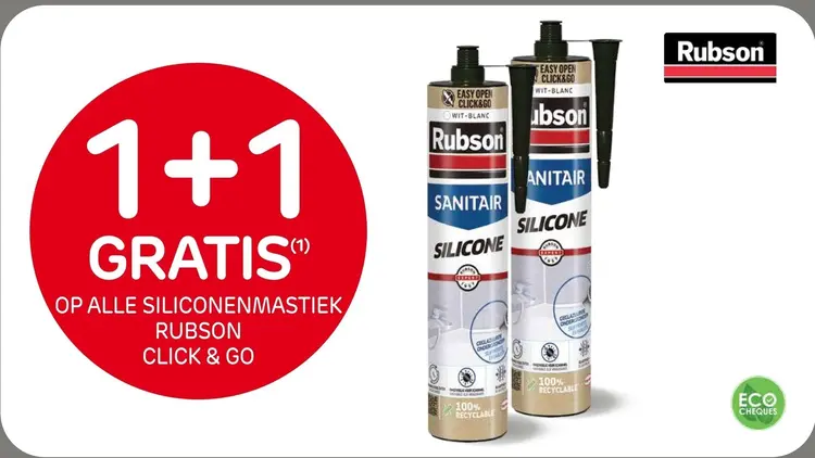 Promotie: Siliconenmastiek Click & Go