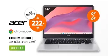 Aanbieding: Acer Chromebook 314 (CB314-3H-C79Z)
