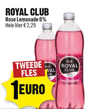 Aanbieding: ROYAL CLUB Rose Lemonade