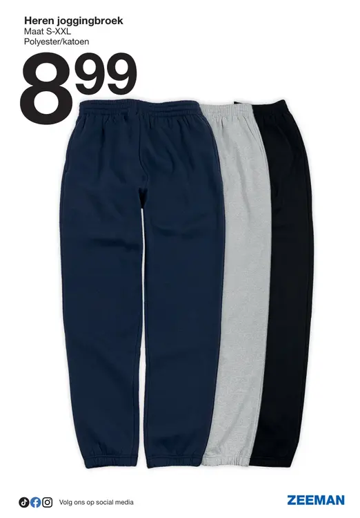 Promotie: Heren joggingbroek
