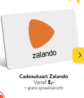 Aanbieding: Cadeaukaart Zalando