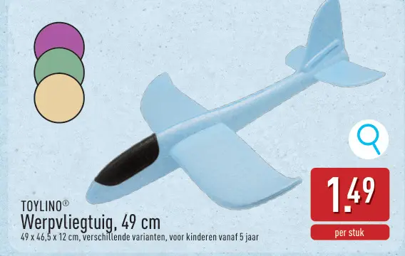 Promotie: Werpvliegtuig