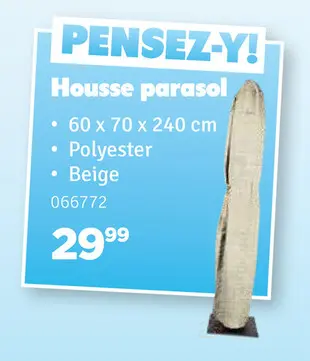Offre: Housse parasol