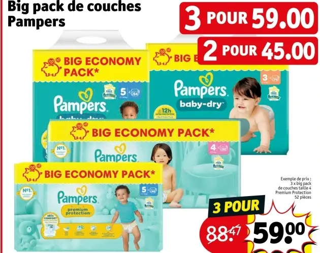 Offre: Big pack de couches