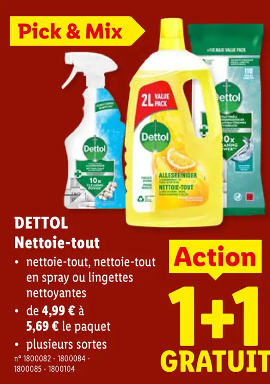 Offre: Dettol Nettoie-tout