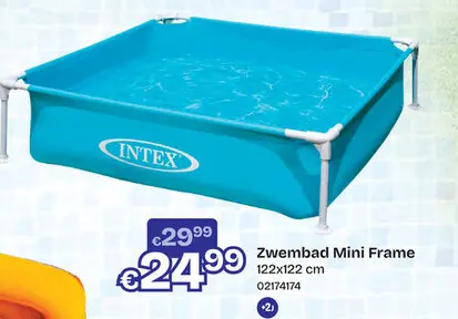 Aanbieding: Intex Zwembad Mini Frame L 122 x B 122 cm