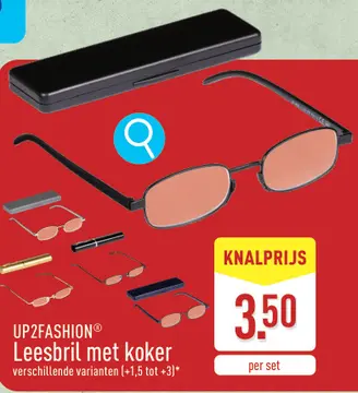 Aanbieding: Leesbril met koker