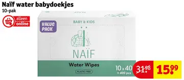 Aanbieding: Water babydoekjes