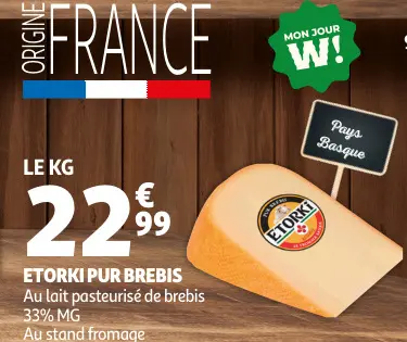 Offre: Etorki pur brebis