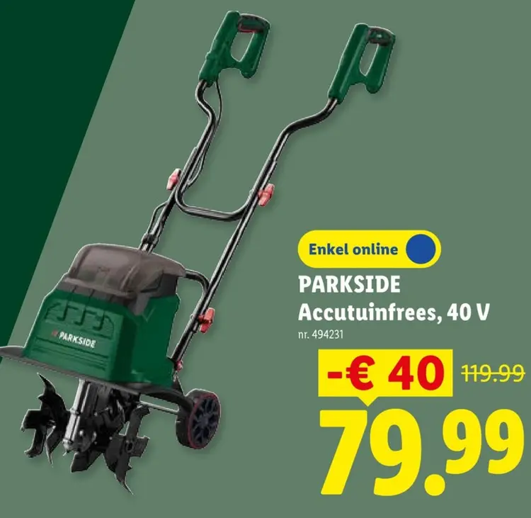 Promotie: Accutuinfrees